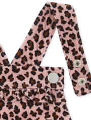 Toddler Girls Leopard Skirtall 2-Piece Set