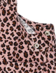 Toddler Girls Leopard Skirtall 2-Piece Set