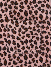 Toddler Girls Leopard Skirtall 2-Piece Set