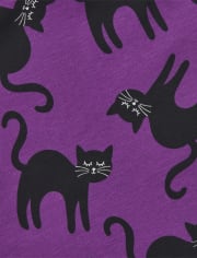 Robe de tous les jours avec chat d&#39;Halloween pour bébés et petites filles