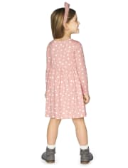 Baby And Toddler Girls Dot Bow Everyday Dress