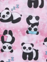 Girls Panda Pajamas