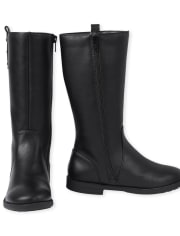 Girls Studded Tall Boots