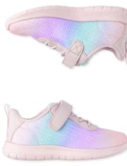 Toddler Girls Rainbow Running Sneakers