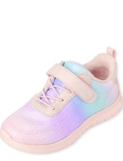 Toddler Girls Rainbow Running Sneakers