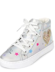 Zapatillas altas Shakey Heart para niña