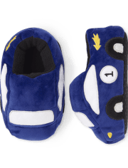 Toddler Boy Race Car Slippers