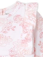 Baby Girls Rose Coverall