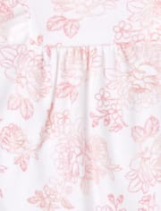 Baby Girls Rose Coverall