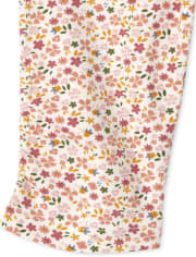 Baby Girls Floral Pants 2-Pack