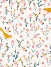 Lot de 4 bodys à fleurs pour bébé fille