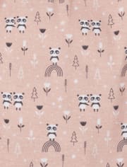 Lot de 4 bodys panda pour bébé fille