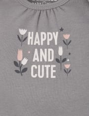 Lot de 4 bodys panda pour bébé fille