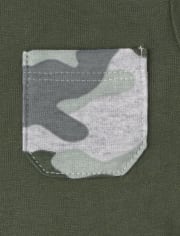 Lot de 4 bodys camouflage pour bébé garçon