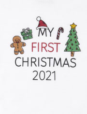 Unisex Baby First Christmas 2-Piece Set
