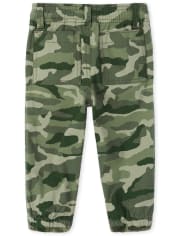 Baby And Toddler Boys Camo Stretch Pull On Jogger Pants