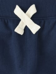 Pantalon de jogging en molleton à rayures pour bébés et tout-petits garçons