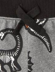 Toddler Boys Halloween Dino 2-Piece Set