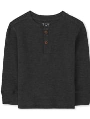Baby And Toddler Boys Thermal Henley Top