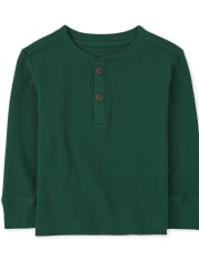Baby And Toddler Boys Thermal Henley Top