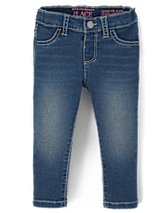 Jegging en denim extensible pour bébé et toute-petite fille