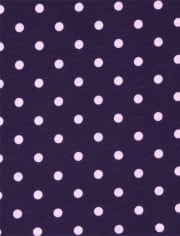 Lot de 2 robes de tous les jours à pois papillon pour petites filles