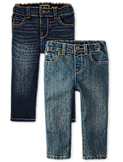 Baby And Toddler Boys Skinny Jeans 2-Pack