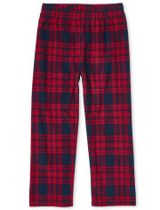 Boys Plaid Pajama Pants