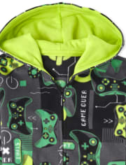 Pyjama une pièce en molleton de jeu vidéo pour garçons