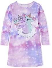 Girls Long Sleeve Koala Nightgown PINK The Children s Place CA