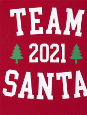 Pyjama en coton unisexe pour enfant assorti Family Team Santa