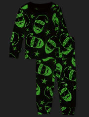 Bébé Et tout-petit Famille assorti phosphorescent Santa Snug Fit coton Pyjama