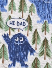 Baby And Toddler Boys Yeti Snug Fit Cotton One Piece Pajamas