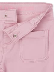 Jeggings en denim tricoté pour fille