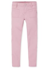 Jeggings en denim tricoté pour fille