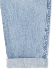 Jeans tipo jogger de mezclilla para niña
