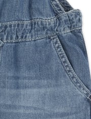 Overol de mezclilla para niñas