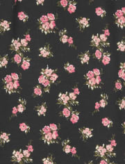 Combinaison smockée à fleurs pour fille