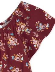 Combinaison fleurie flottante pour fille