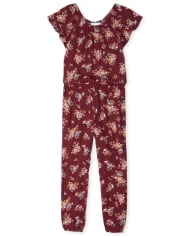 Combinaison fleurie flottante pour fille