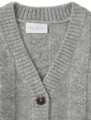 Cardigan boyfriend cousu pour fille