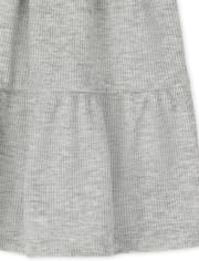Vestido con gradas para niñas