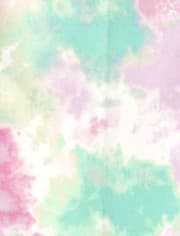 Girls Tie Dye Hi-Rise Leggings