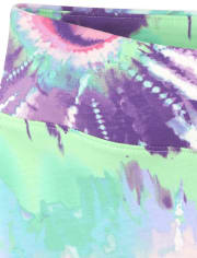 Girls Tie Dye Hi-Rise Leggings