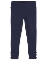 Leggings de tiro alto con giro para niñas