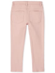 Jeggings de felpa francesa con purpurina para niñas
