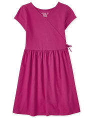 Girls Wrap Dress