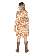 Girls Pumpkin Everyday Dress