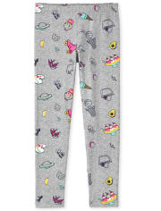 Girls Print Leggings