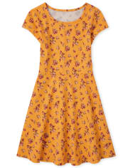 Girls Print Everyday Dress